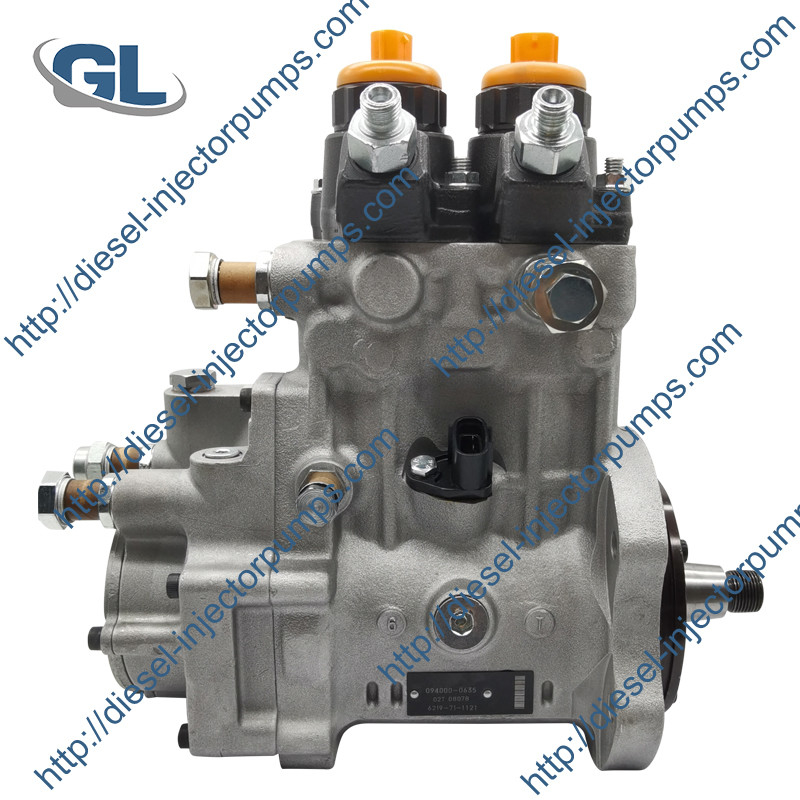 KOMATSU SA12VD140 Diesel Engine Common Rail Fuel Pump 094000-0635 6219-71-1121