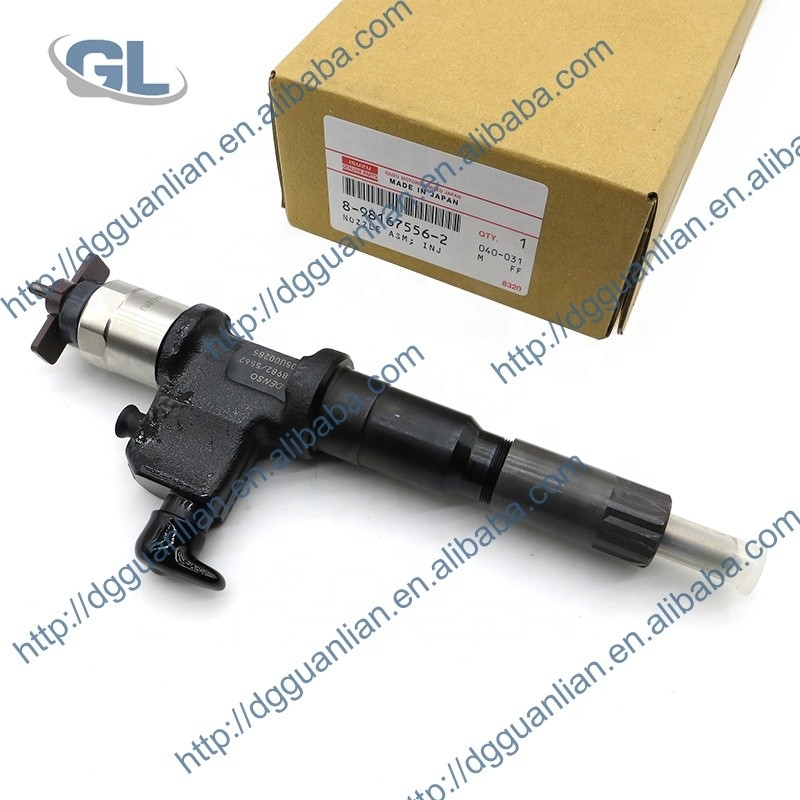 Genuine and new fuel injector 095000-8980 095000-8981 095000-8982 8-98167556-2 for ISUZU 6WG1 Engine