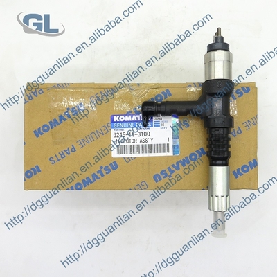 Genuine Common Rail Diesel Fuel Injector 095000-6290 For KOMATSU 6245-11-3100