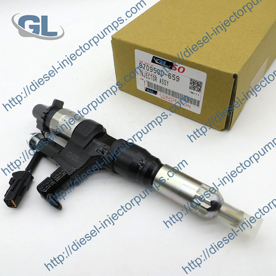Genuine Diesel Common Rail Injector 095000-6593 9709500-659 23670-E0010 For HINO 500 J08E